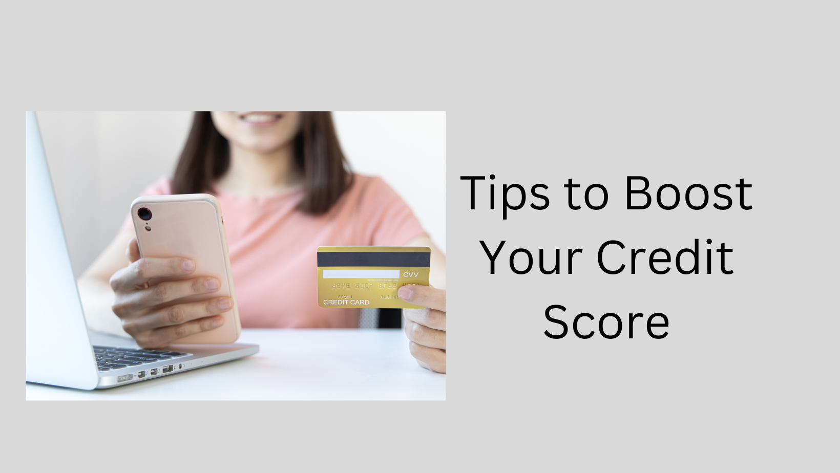 Tips to boost your credit score